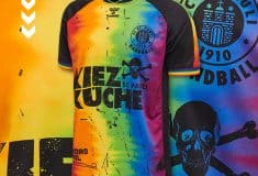 Image de l'article Hummel dévoile un nouveau maillot arc-en-ciel pour le FC St Pauli Handball