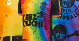 Image de l'article Hummel dévoile un nouveau maillot arc-en-ciel pour le FC St Pauli Handball