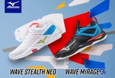 Image de l'article Mizuno dévoile la Wave Stealth Neo pour la sortie du pack MU-TE-KI